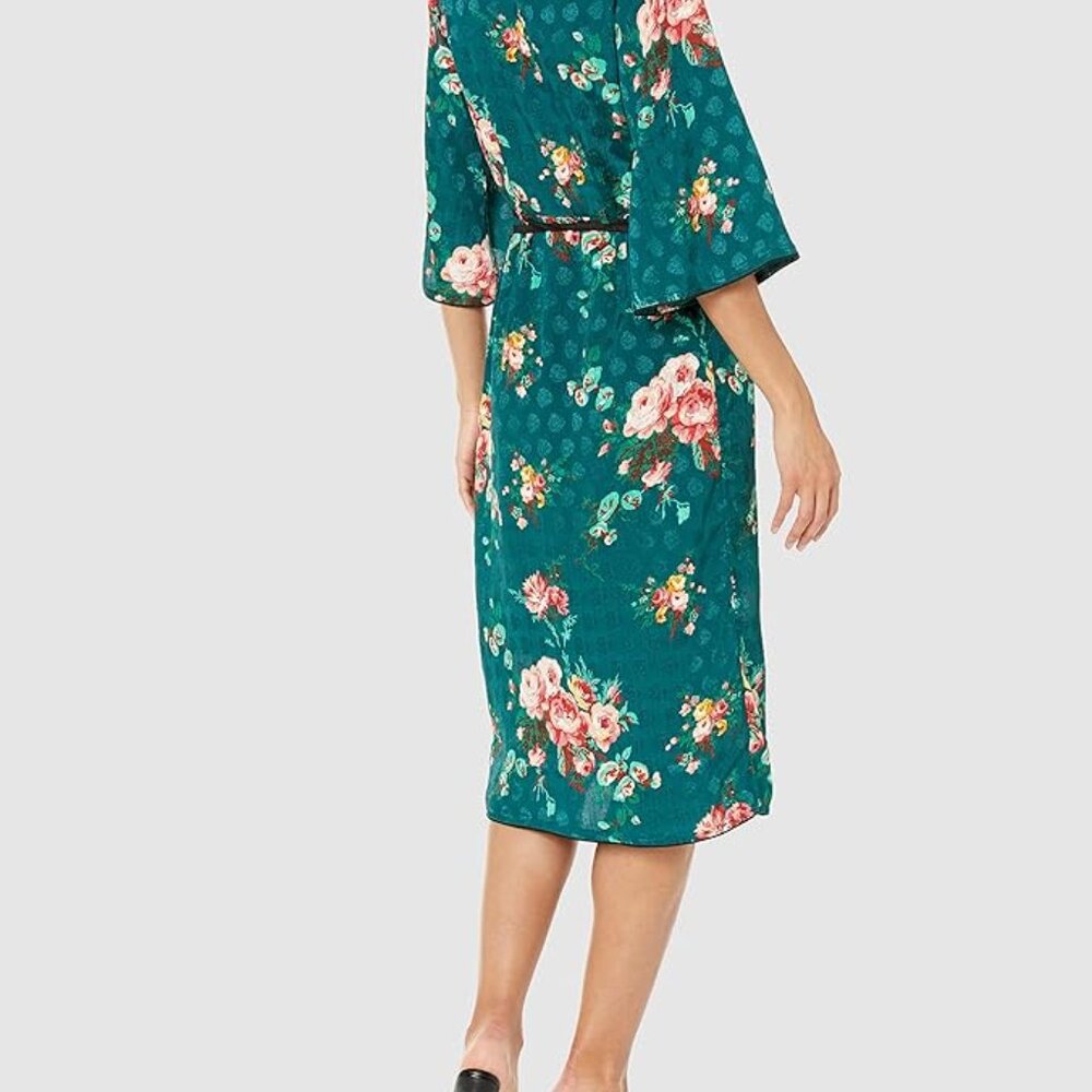 Floral Wrap Dress Dress SIZE XXL - Picture 4 of 7
